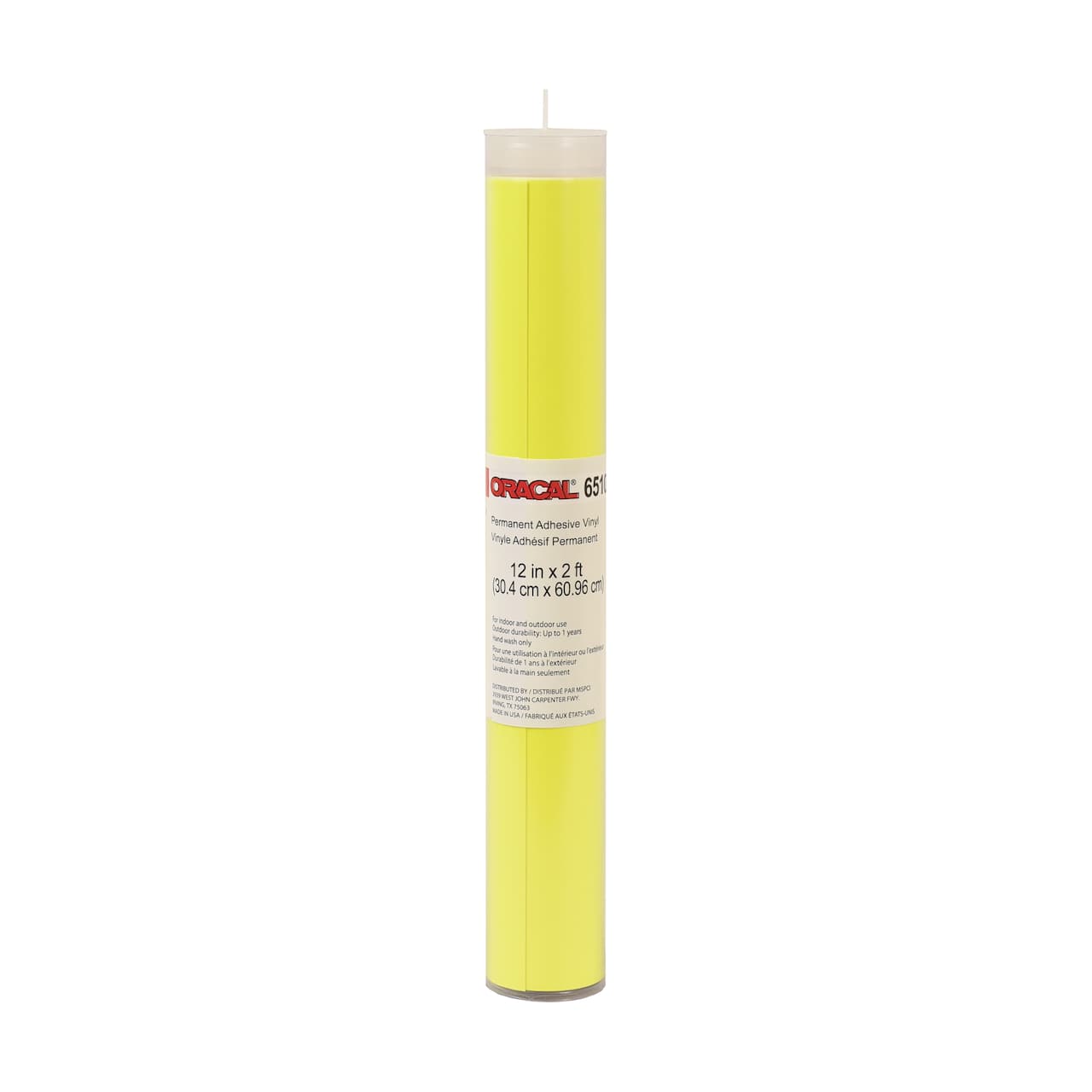 6 Pack: ORACAL® 651 Fluorescent Permanent Adhesive Vinyl